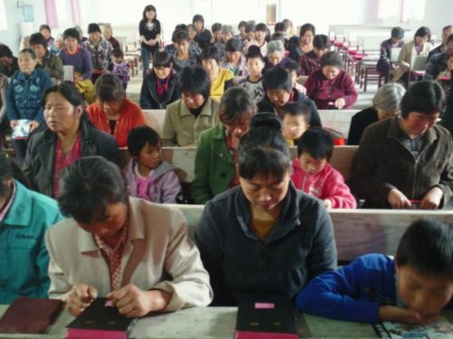 Prayer in a Rural Chinese Church