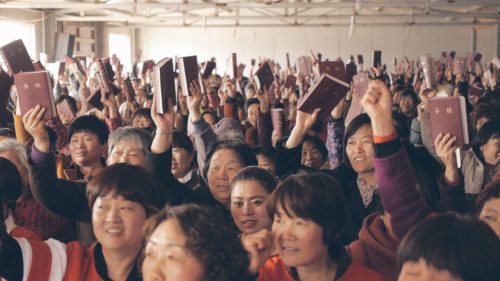 Chinese Christians with Bibles