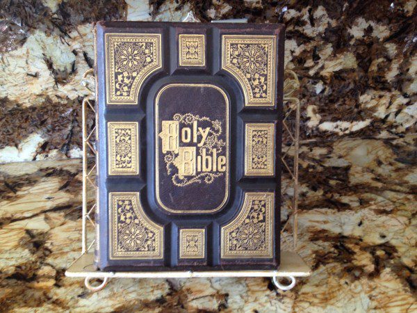 Bibles For China - picture of old Bible-S Cioffi