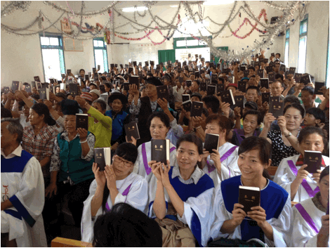 Sunday Service at a Church in China