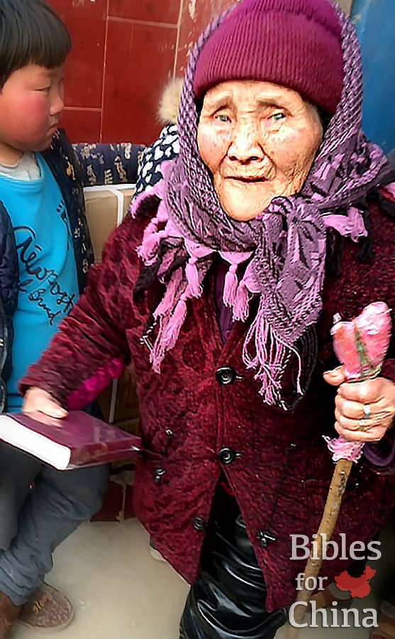 108 year old receives her first bible